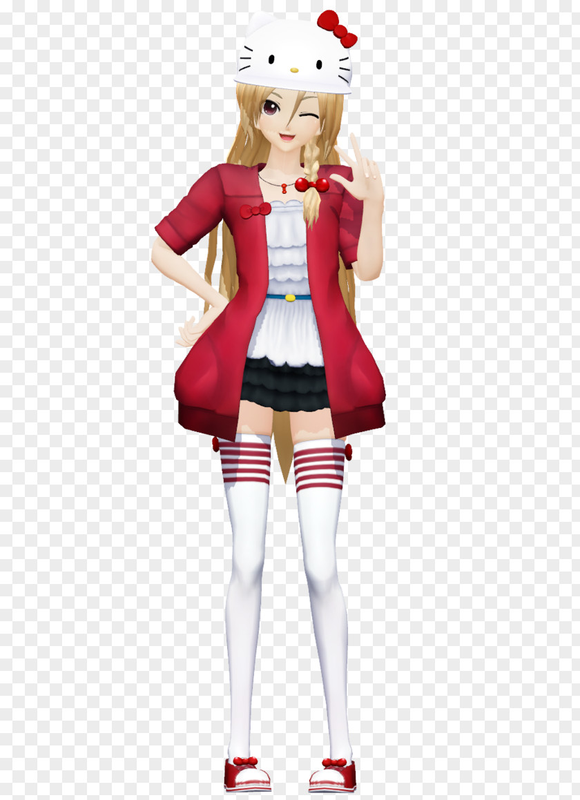 MikuMikuDance Nekomura Iroha Hello Kitty Vocaloid Art PNG