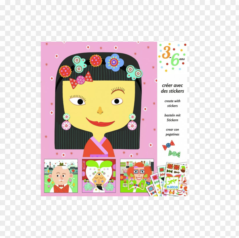 Pegatina Sticker Paper Game Label Child PNG