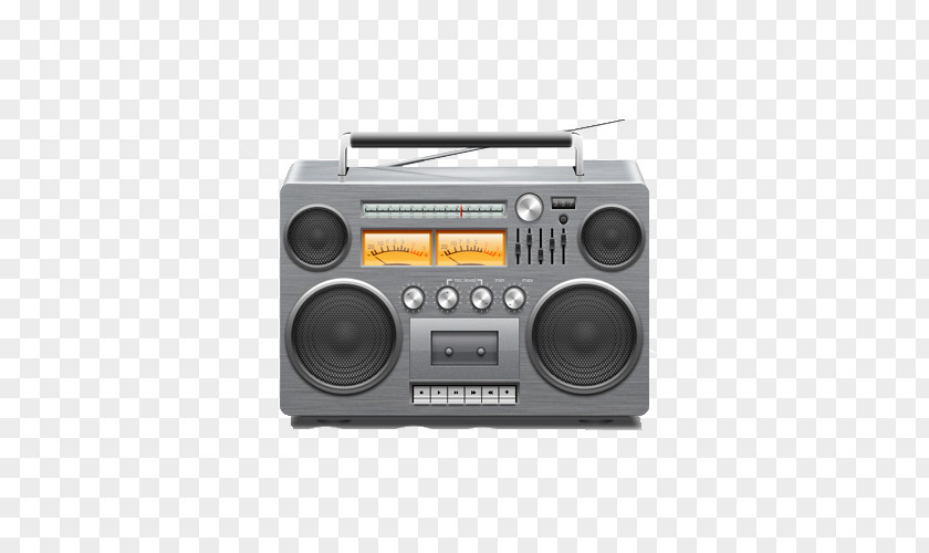 Realism Of Radio Broadcasting Boombox PNG