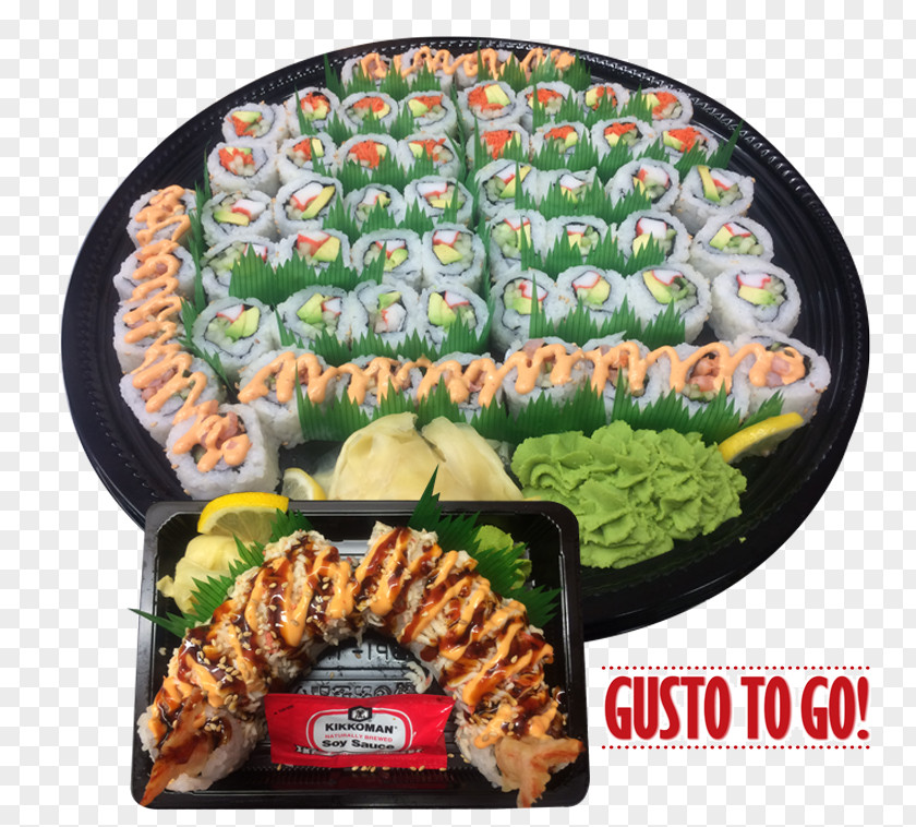 Sushi Japanese Cuisine California Roll Food Dish PNG