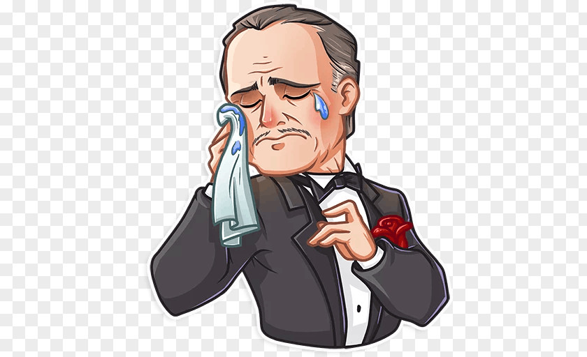 Capitalist Badge Vito Corleone Telegram Sticker The Godfather PNG