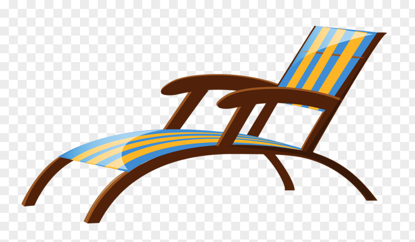 Deck Chair Chaise Longue PNG