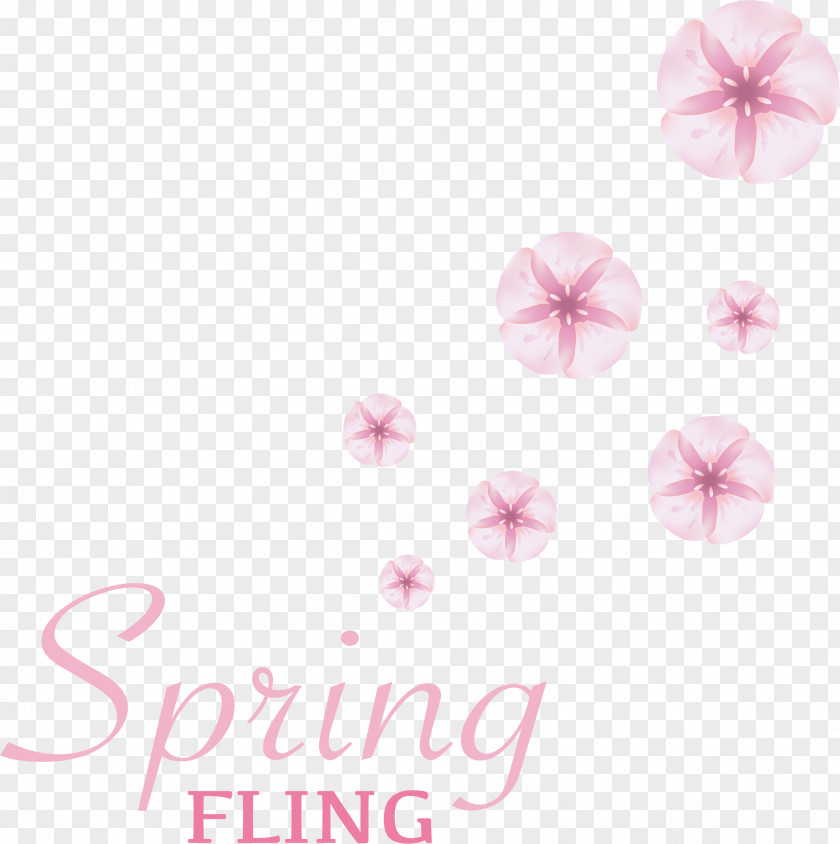 Flower Jewellery Font Petal Pink M PNG