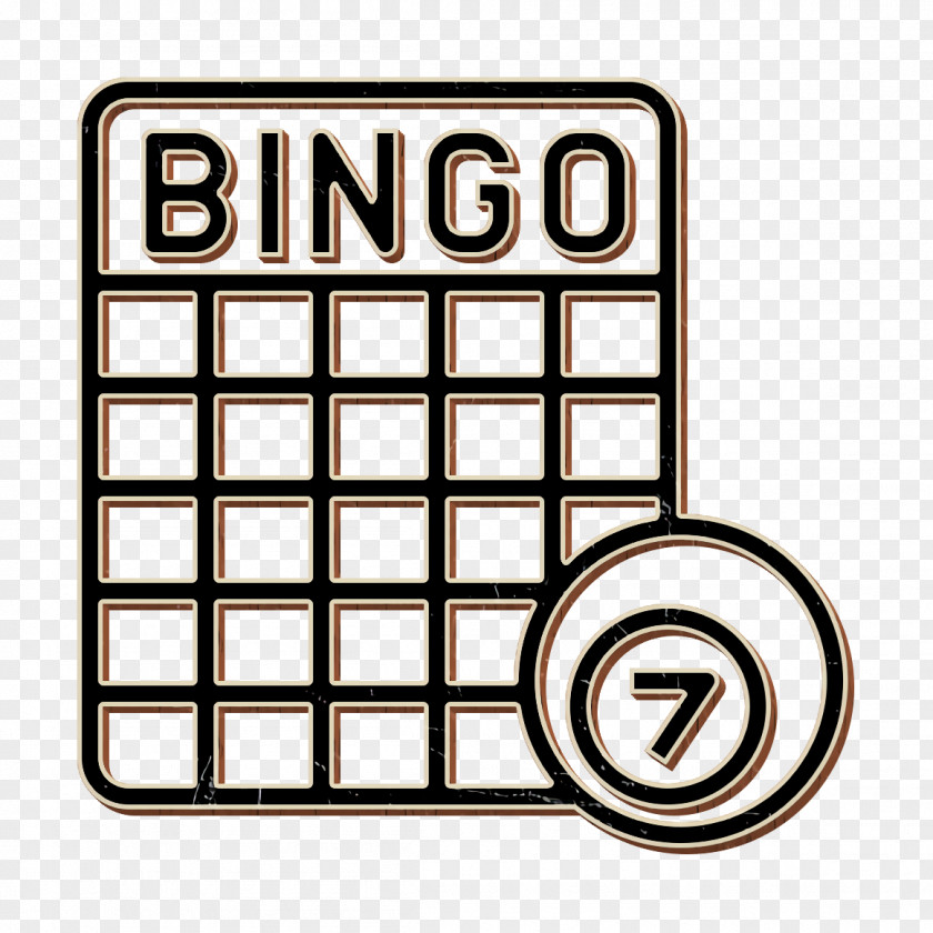 Gaming  Gambling Icon Bingo PNG