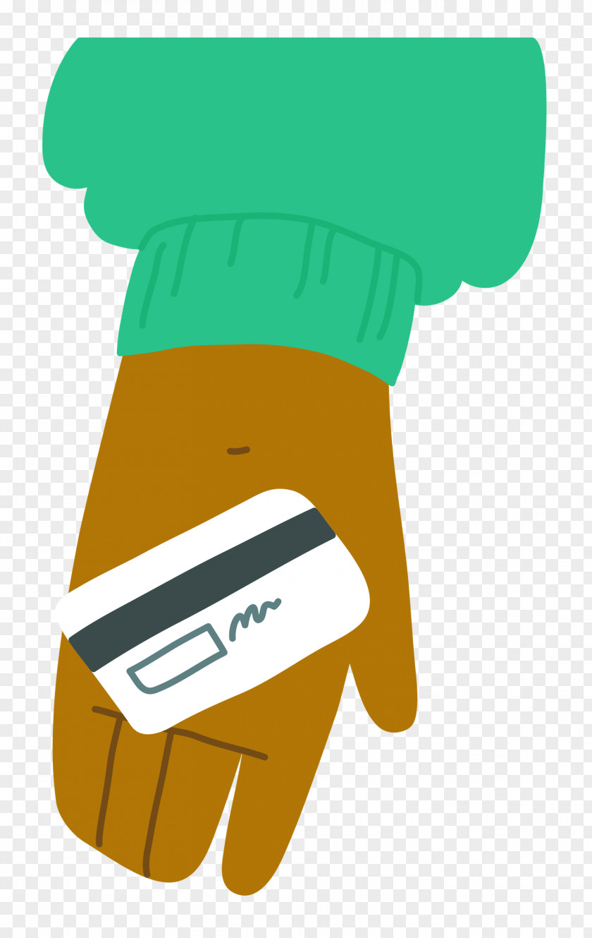 Hand Giving Creditcard PNG