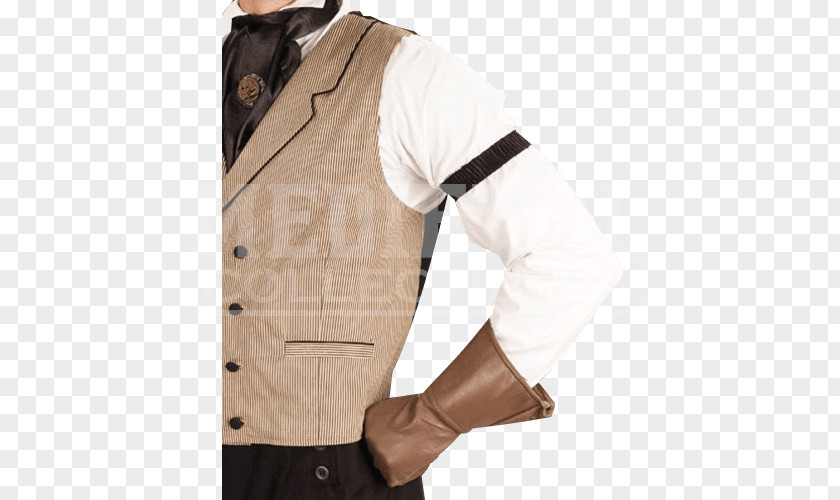 Jacket Clothing Sleeve Garter Steampunk Costume PNG