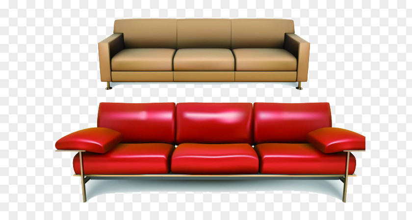 Office Leather Sofa Couch Furniture Living Room PNG
