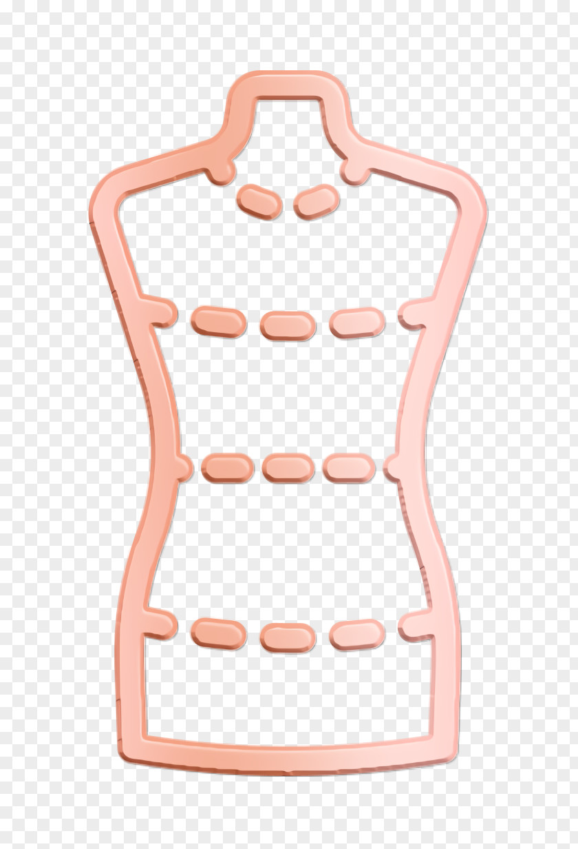 Sewing Elements Icon Fashion Dummy PNG