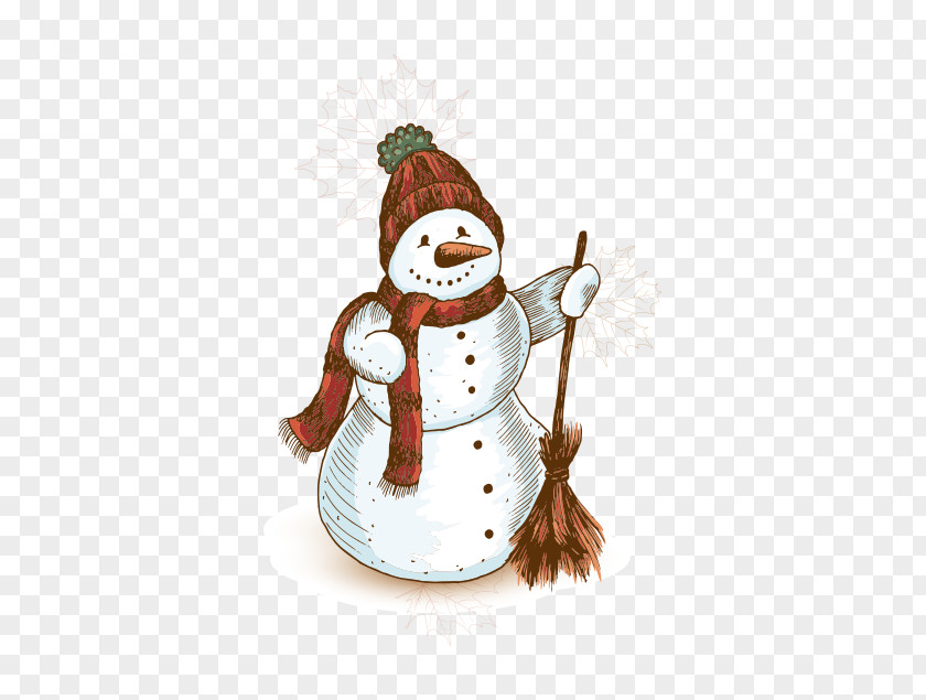 Snowman Vector Material Santa Claus Gift Christmas Holiday PNG