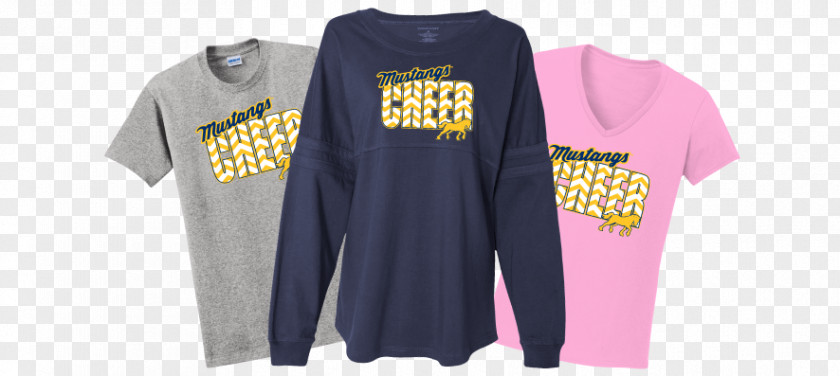 Varsity Cheer Uniforms Long-sleeved T-shirt Product PNG