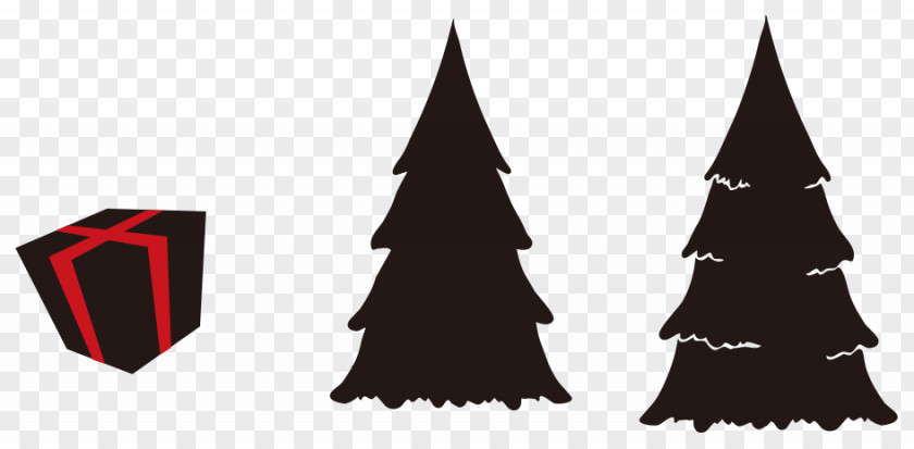 Vector Christmas Tree Flat Noble Fir PNG