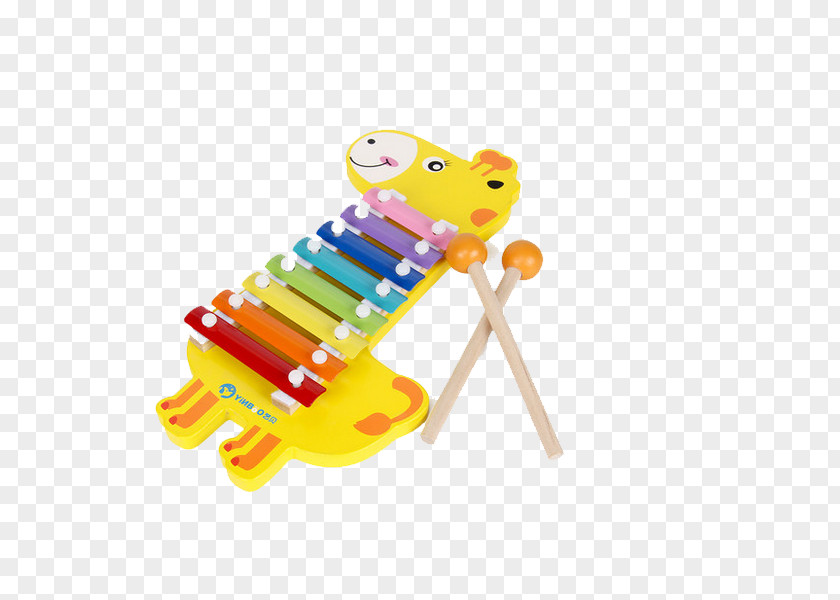 Giraffe Xylophone Toy Percussion Musical Instrument Drum PNG