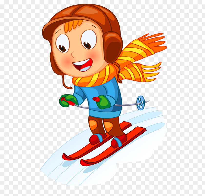Ski Boy Skiing PNG