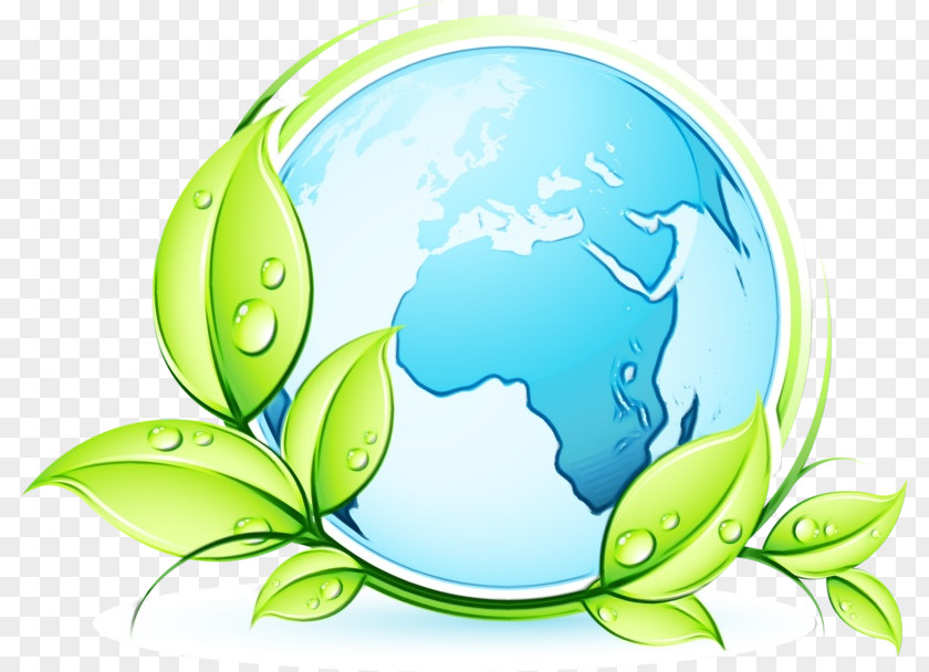 World Globe Environment Day Logo PNG