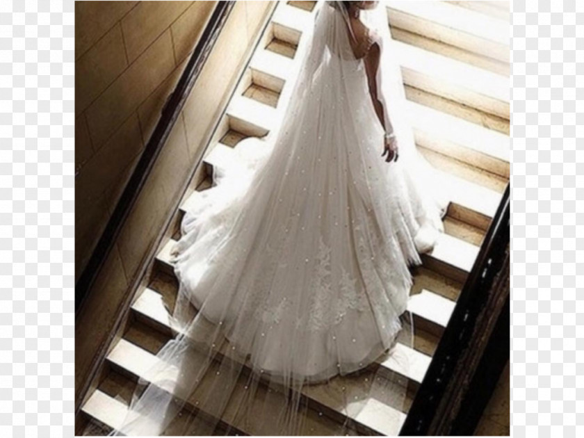 Bride Wedding Dress Veil Imitation Gemstones & Rhinestones PNG