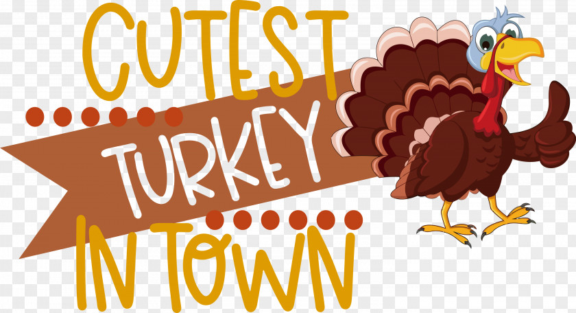 Cutest Turkey Thanksgiving Turkey PNG