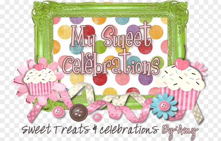 Kitty Party Cake Decorating Toy Pink M Font PNG