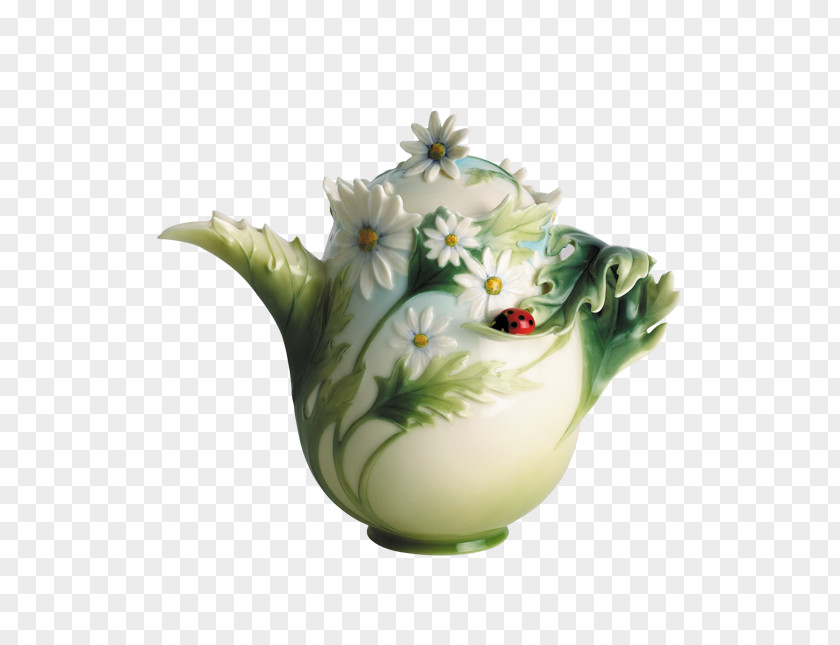 Vase Franz-porcelains Teapot Teacup PNG