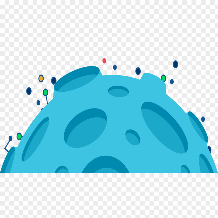 Blue Cartoon Planet Earth PNG