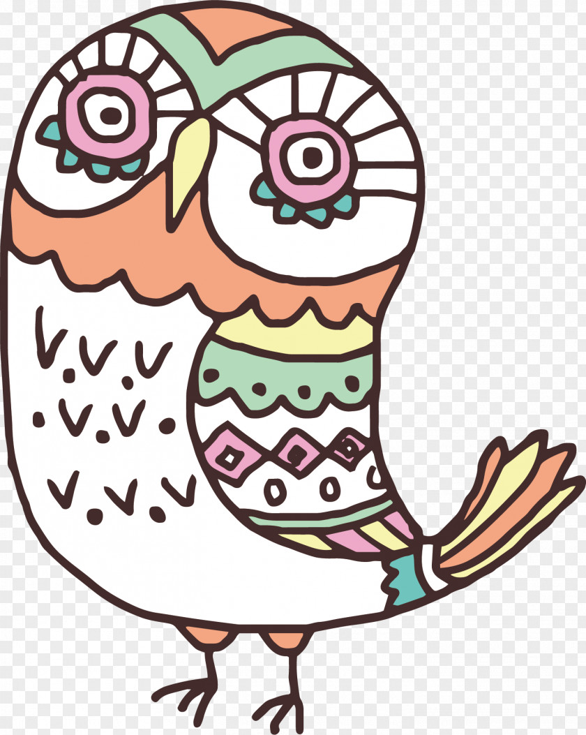 Cartoon Owl Vector Clip Art PNG