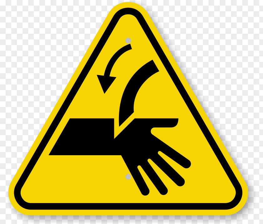 Caution Triangle Symbol Warning Sign Finger Hazard PNG