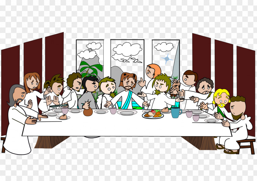 Meal Table Cartoon PNG