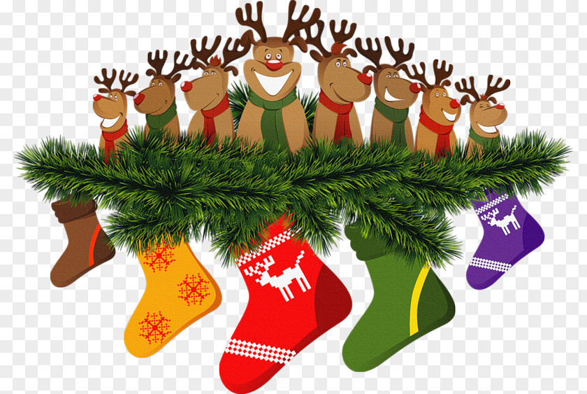 Reindeer Rudolph Santa Claus Christmas Day PNG