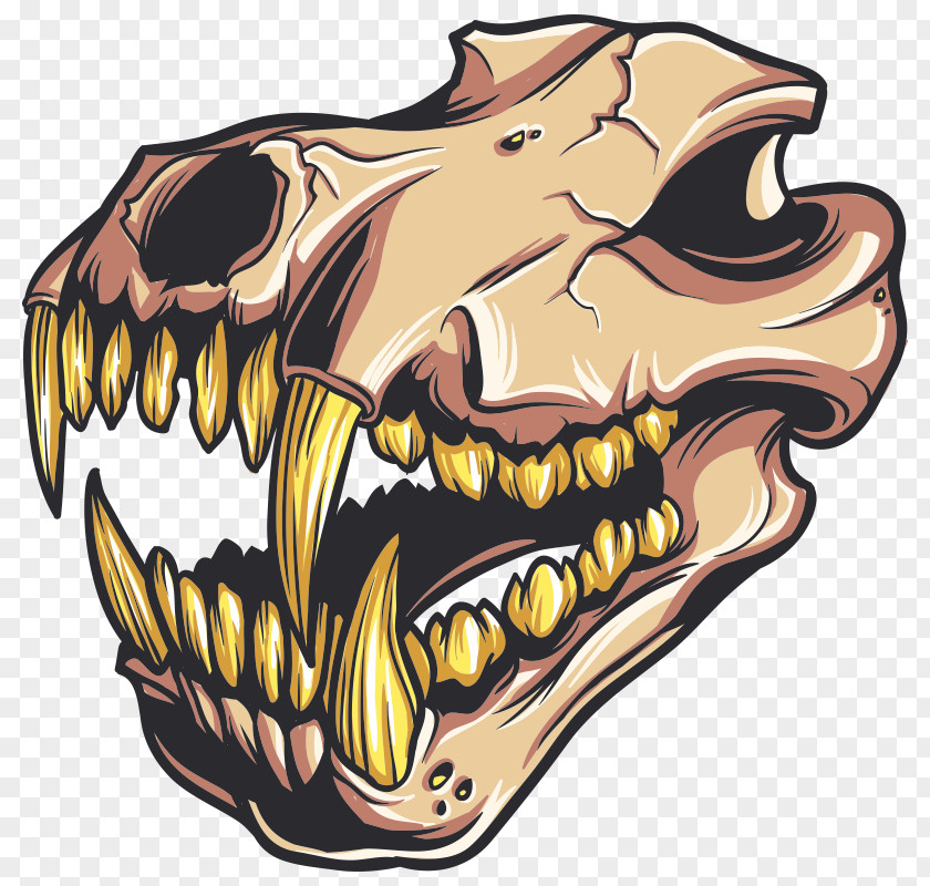 Skull Velociraptor PNG