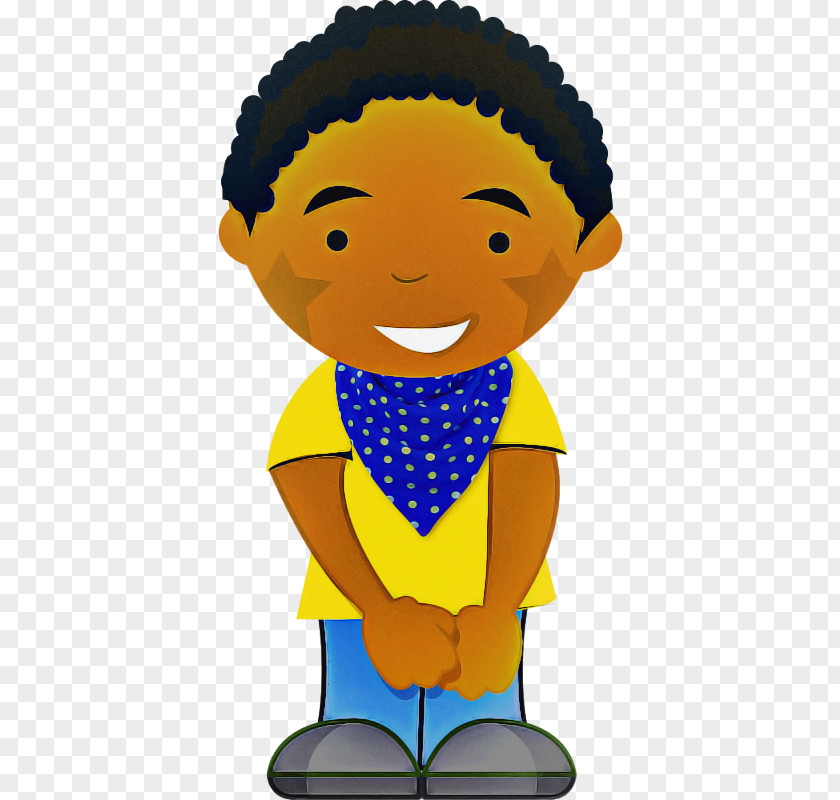 Smile Afro Cartoon PNG