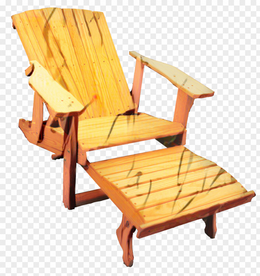 Sunlounger Comfort Wood Table PNG