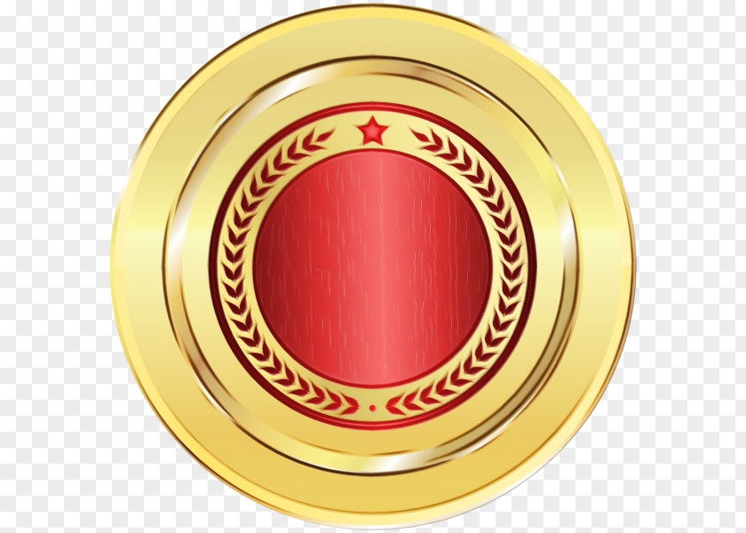 Crest Brass Emblem Badge Logo Circle PNG