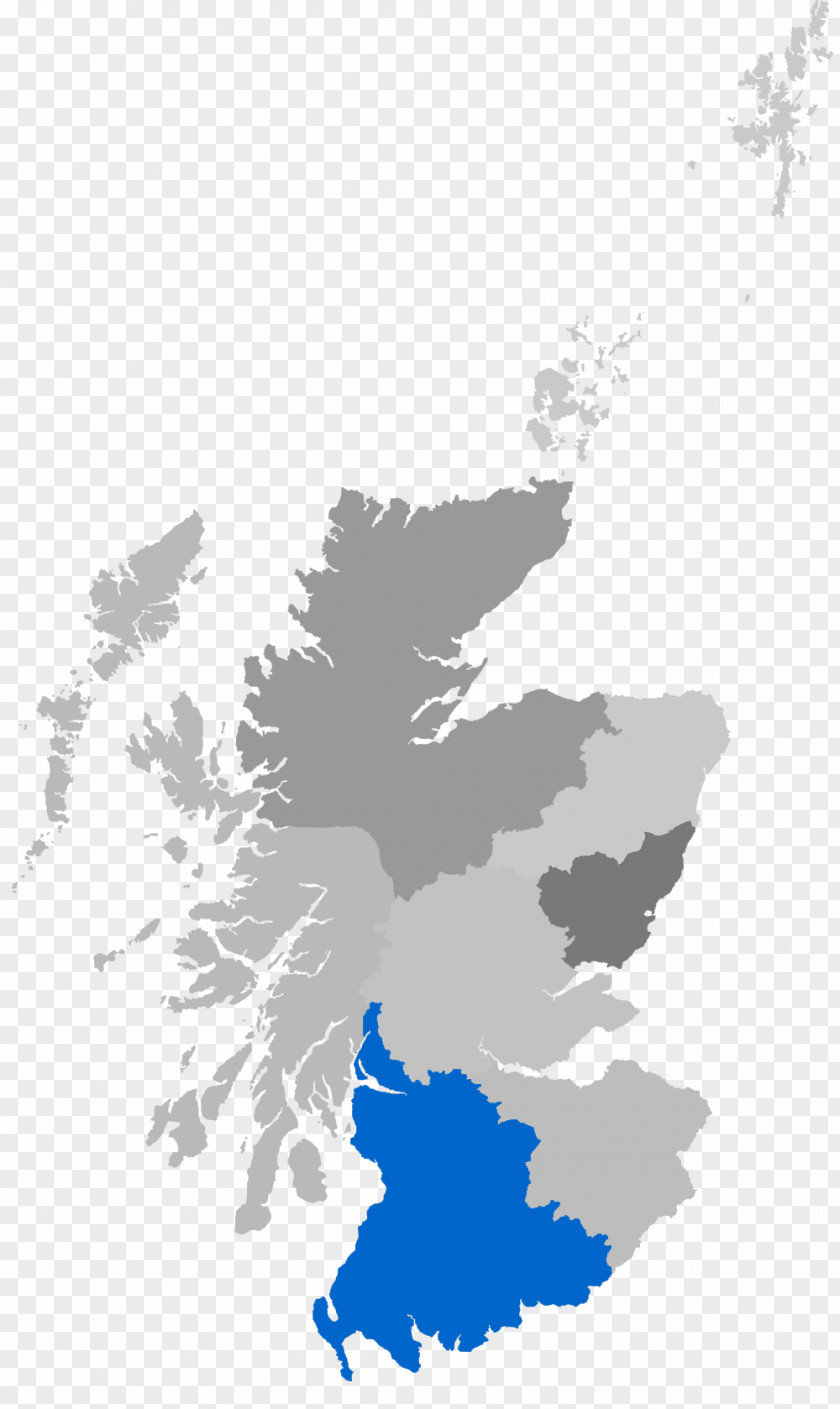 Map Scotland Vector Blank PNG