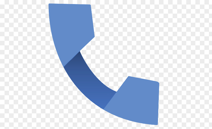 Phone Blue Angle Brand PNG