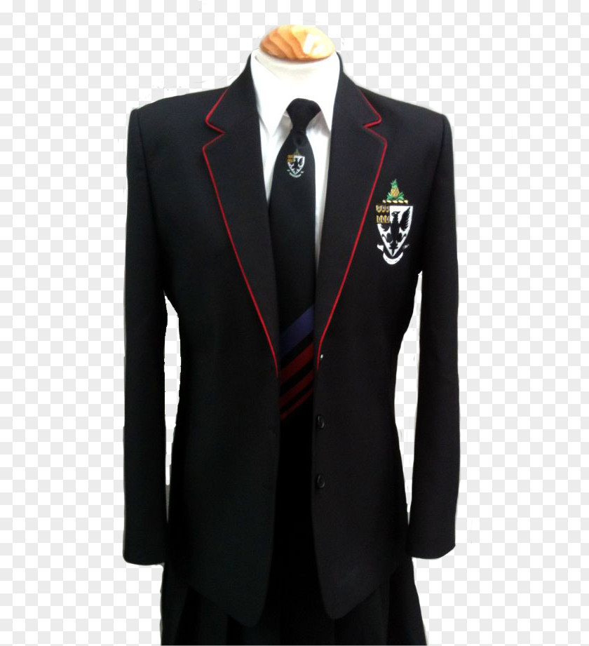 Sacred Heart Academy Blazer School Uniform Hoodie Necktie Tuxedo M. PNG