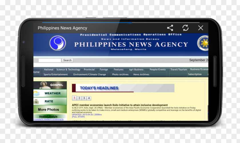 Smartphone Vietnam News Agency New Service Information Government Of PNG