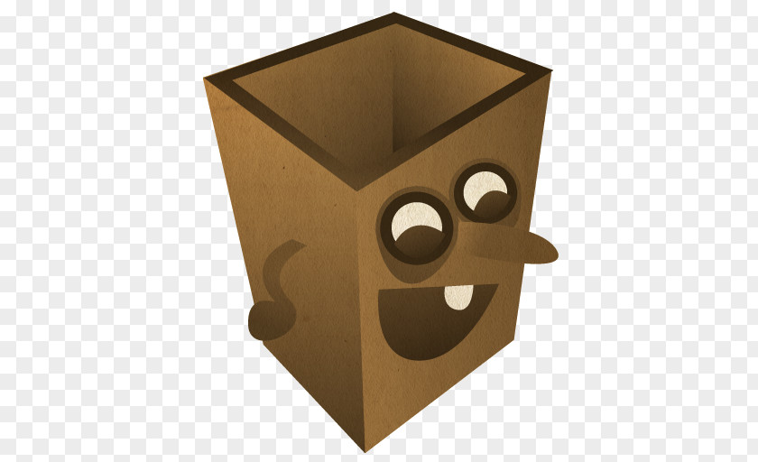 Trash Empty Box Angle PNG