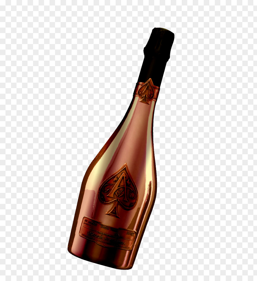Brown Bottle Champagne Wine PNG