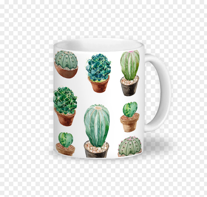Cactus Cactaceae Paper Ceramic Art Azulejo PNG