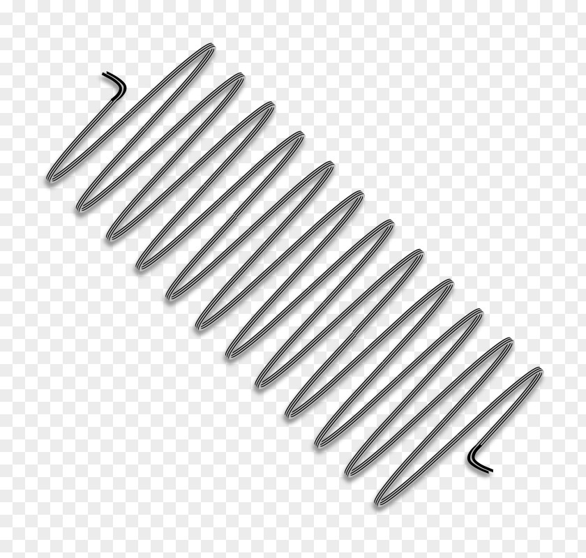 Coiled Clip Art Wire Spring PNG