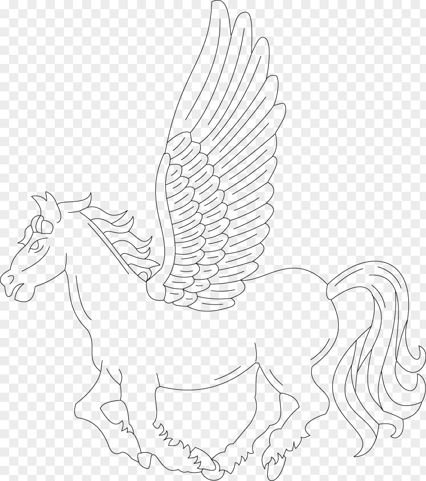 Pegasus Lines Clip Art PNG