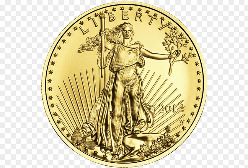 American Gold Eagle Coin PNG