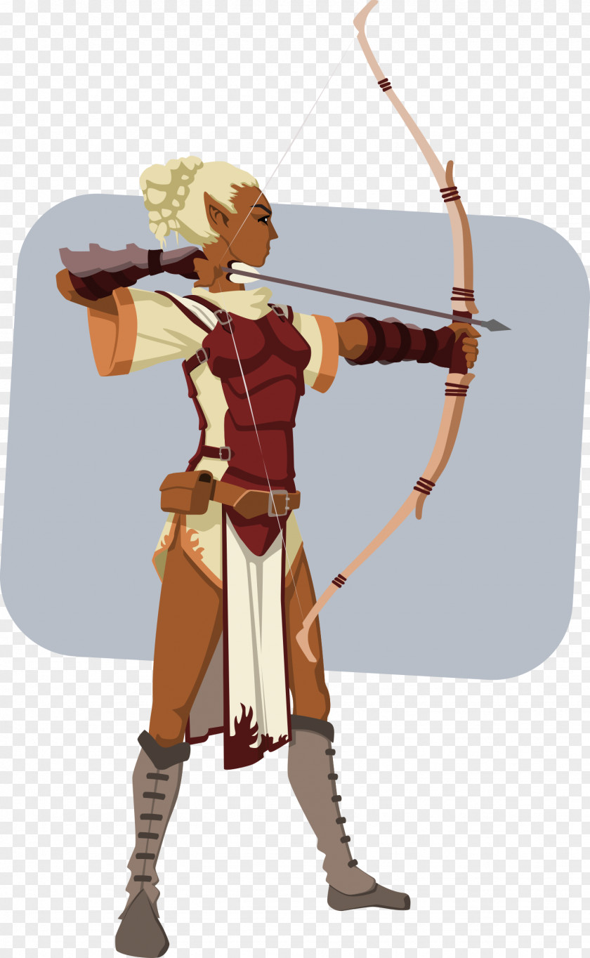 Archer Bow And Arrow Archery Clip Art PNG