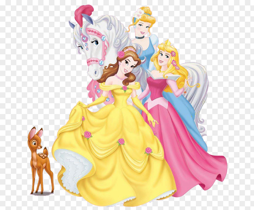 Disney Princess Aurora Ariel Belle Minnie Mouse PNG