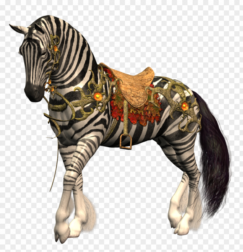 Fantasy Horse Quagga Mane PNG