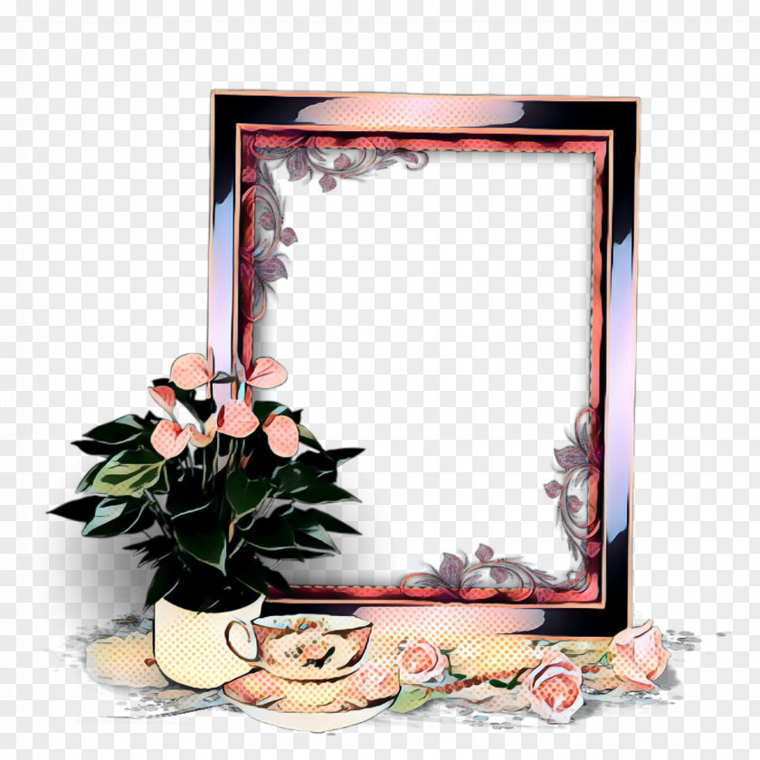 Interior Design Petal Picture Frame PNG