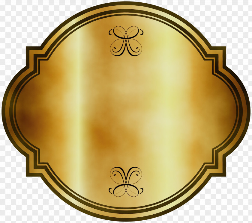 Mirror Copper Gold Ribbon PNG