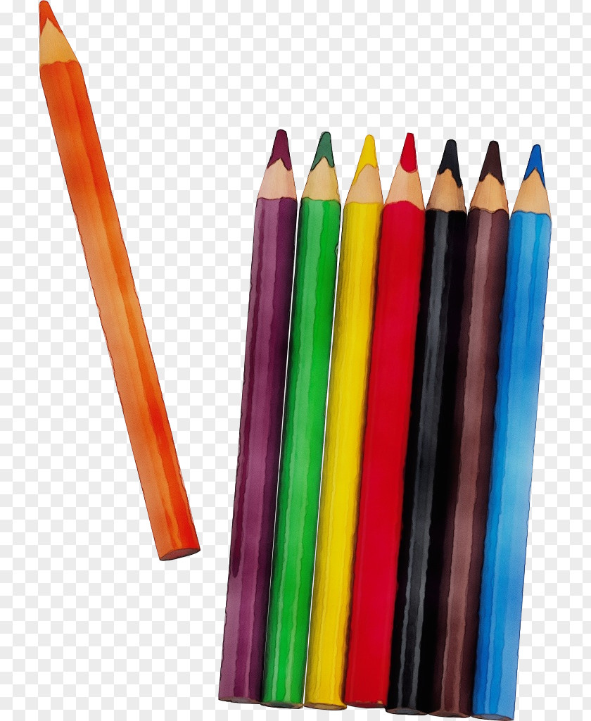 Office Instrument Colorfulness Pencil Supplies Writing Implement Crayon PNG