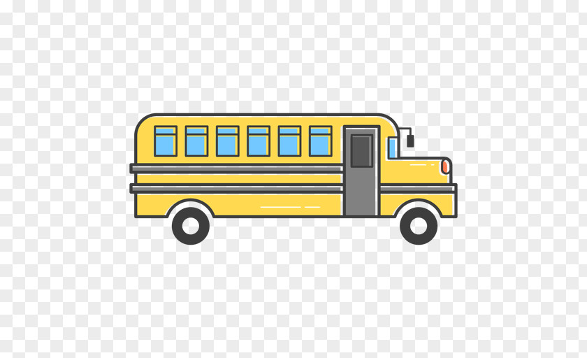 Yellow School Bus PNG