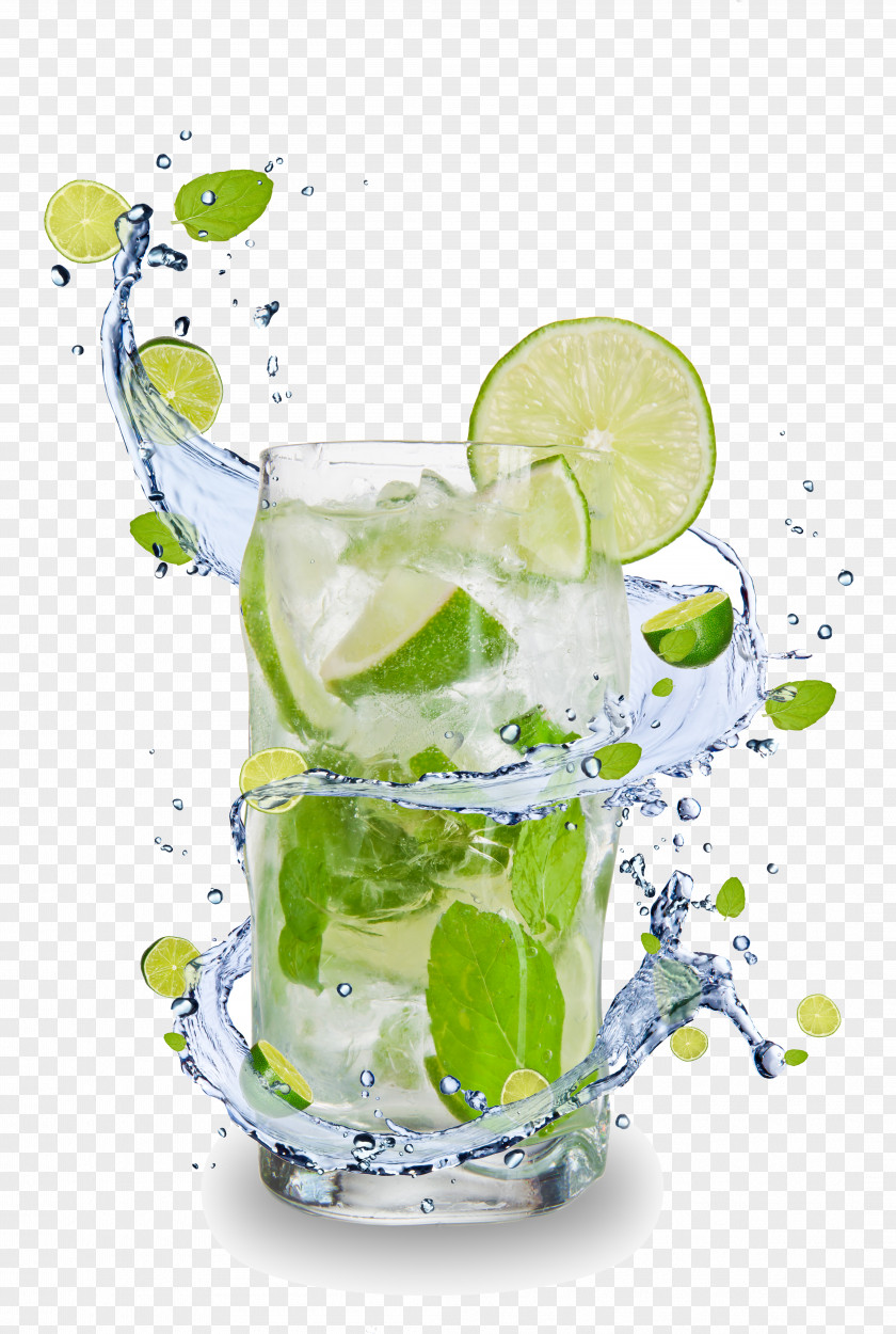 Fruit Juice And Beverage Cups HD Picture Material Caipirinha Mojito Cocktail Sour PNG