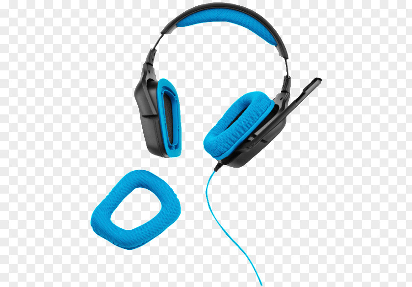 Headphones Logitech G430 7.1 Surround Sound Dolby Headphone PNG